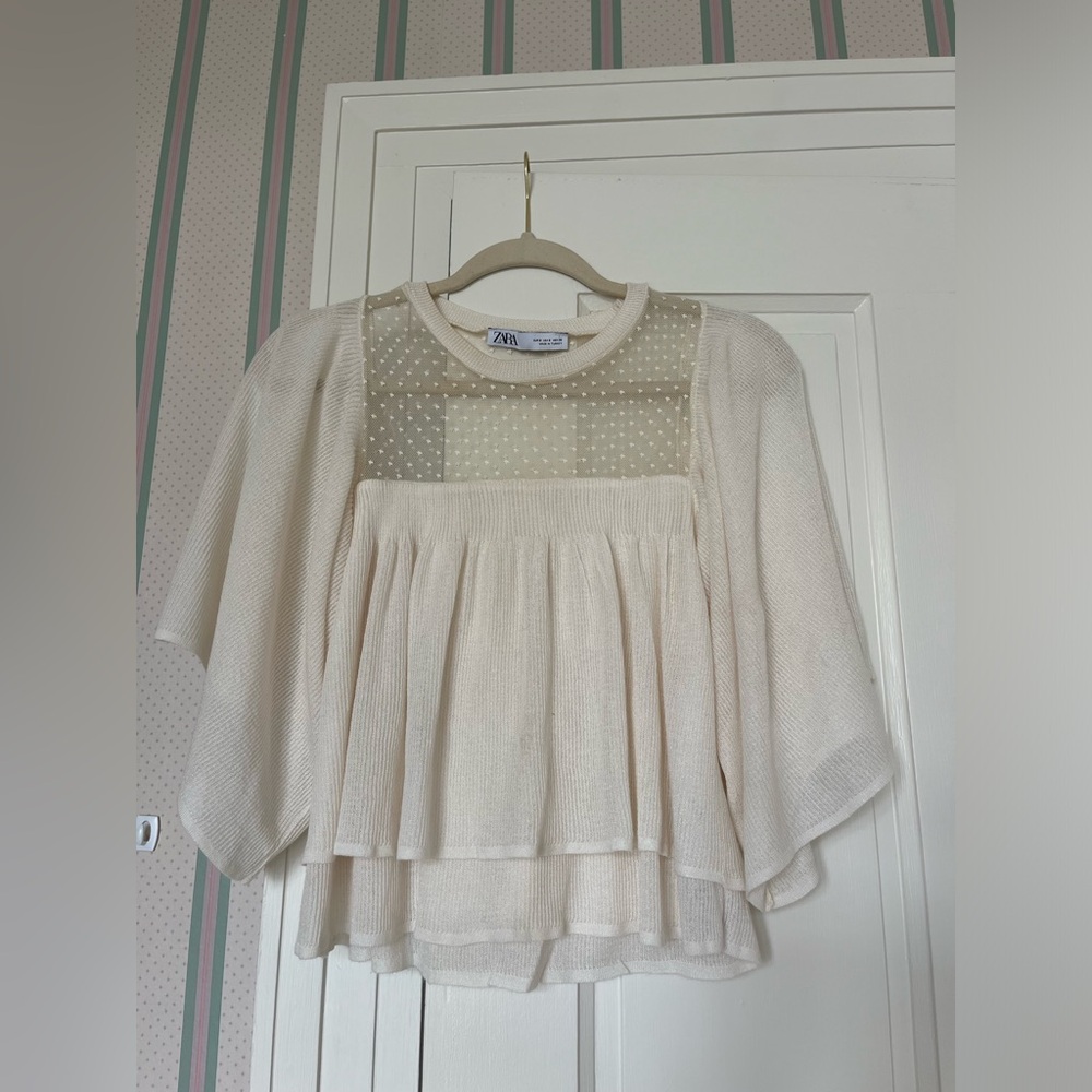 Zara Short Sleeve Lace Top